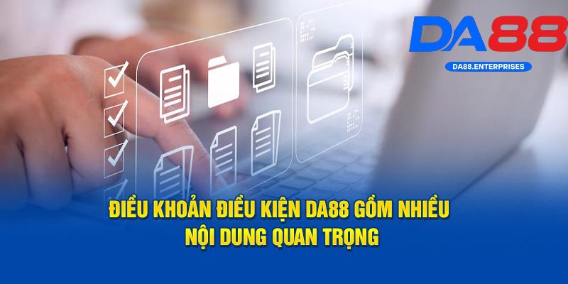 Điều Khoản Điều Kiện 2 Nội dung điều khoản điều kiện Da88